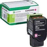 Cartouche de toner magenta originale Lexmark C2425/C2535/MC2425/MC2535/MC2640 - C242XM0